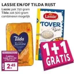 Boon`s Markt LASSIE EN/OF TILDA RIJST aanbieding