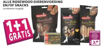 Boon`s Markt ALLE ROSEWOOD DIERENVOEDING EN/OF SNACKS aanbieding