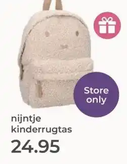Prenatal nijntje kinderrugtas aanbieding