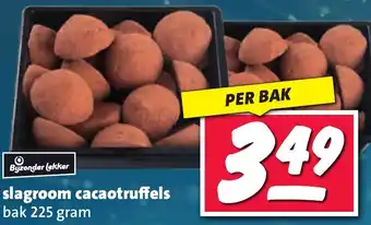 Nettorama Slagroom cacaotruffels aanbieding
