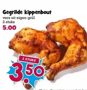 Boon`s Markt Gegrilde kippenbout aanbieding