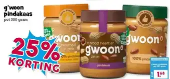 Boon`s Markt g'woon Pindakaas aanbieding