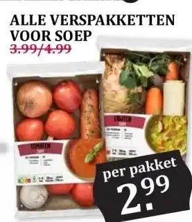 Boon`s Markt ALLE VERSPAKKETTEN VOOR SOEP aanbieding