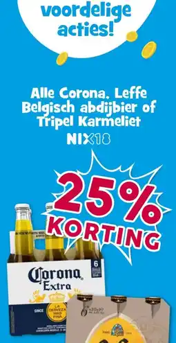 Boon`s Markt Alle Corona, Leffe Belgisch abdijbier of Tripel Karmeliet aanbieding