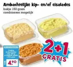 Boon`s Markt Ambachtelijke kip- en/of eisalades aanbieding