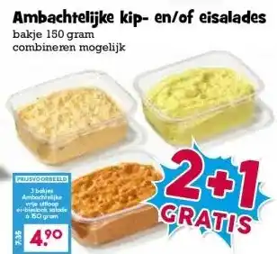 Boon`s Markt Ambachtelijke kip- en/of eisalades aanbieding
