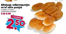 Boon`s Markt Alledaags volkorenpuntjes en/of witte puntjes aanbieding