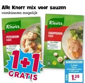 Boon`s Markt Alle Knorr mix voor sauzen aanbieding