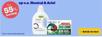 Bol.com op o.a. Neutral & Ariel aanbieding