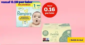 Bol.com vanaf 0.16 per luier aanbieding
