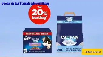 Bol.com voer & kattenbakvulling aanbieding