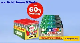 Bol.com o.a. Ariel, Lenor & Dreft aanbieding