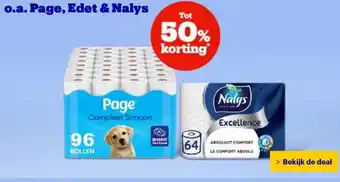 Bol.com o.a. Page, Edet & Nalys aanbieding