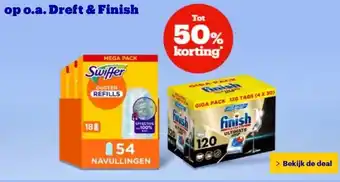 Bol.com op o.a. Dreft & Finish aanbieding
