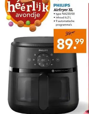 Blokker PHILIPS Airfryer XL aanbieding