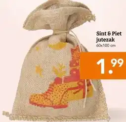 Blokker Sint & Piet jutezak aanbieding