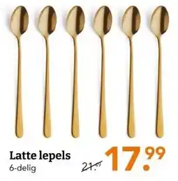 Blokker Latte lepels aanbieding