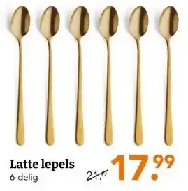 Blokker Latte lepels aanbieding