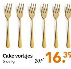Blokker Cake vorkjes aanbieding