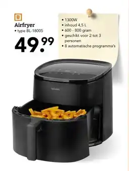 Blokker Airfryer aanbieding
