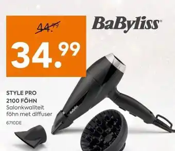 Blokker STYLE PRO 2100 FÖHN aanbieding