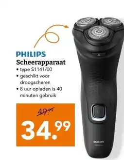 Blokker PHILIPS Scheerapparaat aanbieding