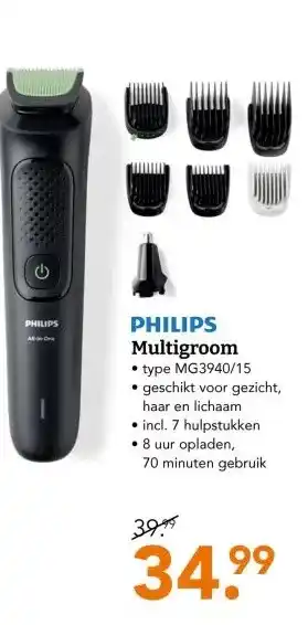 Blokker PHILIPS Multigroom aanbieding