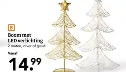 Blokker Boom met LED verlichting aanbieding