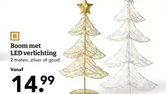 Blokker Boom met LED verlichting aanbieding