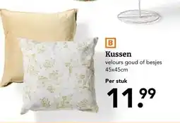Blokker Kussen aanbieding