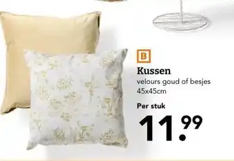 Blokker Kussen aanbieding