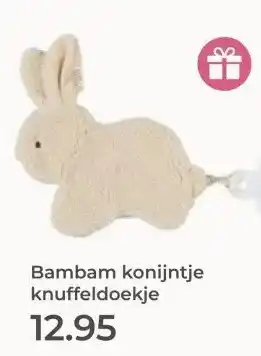 Prenatal Bambam konijntje knuffeldoekje aanbieding