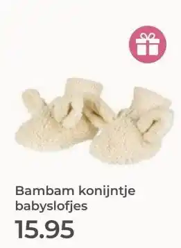 Prenatal Bambam konijntje babyslofjes aanbieding