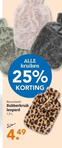 Blokker Rubberkruik leopard aanbieding