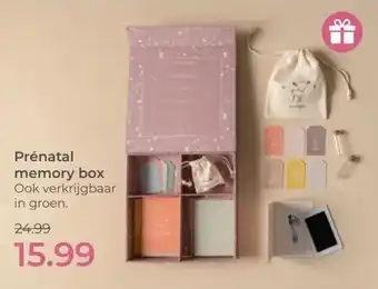 Prenatal Prénatal memory box aanbieding