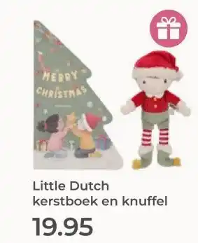Prenatal Little Dutch kerstboek en knuffel aanbieding