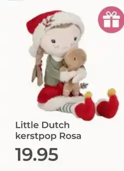 Prenatal Little Dutch kerstpop Rosa aanbieding