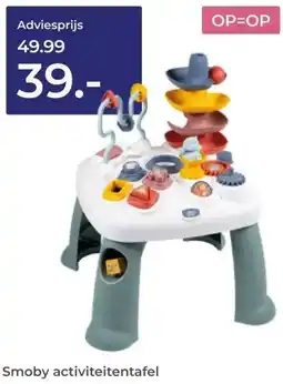 Prenatal Smoby activiteitentafel aanbieding
