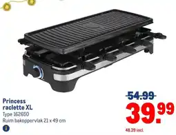 Makro Princess raclette XL aanbieding