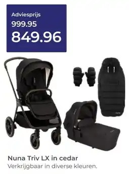 Prenatal Nuna Triv LX in cedar aanbieding