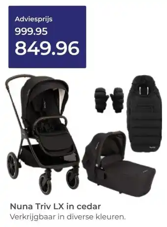 Prenatal Nuna Triv LX in cedar aanbieding
