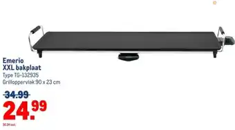 Makro Emerio XXL bakplaat aanbieding