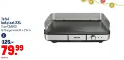 Makro Tefal bakplaat XXL aanbieding
