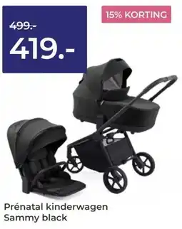 Prenatal Prénatal kinderwagen Sammy black aanbieding