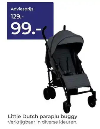 Prenatal Little Dutch paraplu buggy aanbieding
