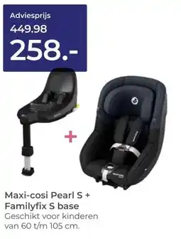 Prenatal Maxi-cosi Pearl S + Familyfix S base aanbieding