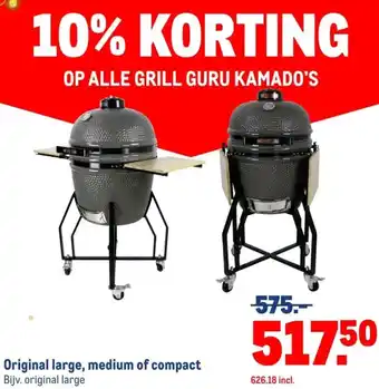 Op alle grill guru kamado's