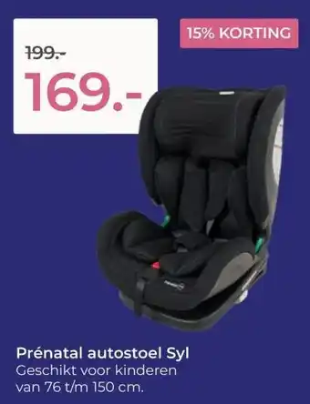 Prenatal Prénatal autostoel Syl aanbieding