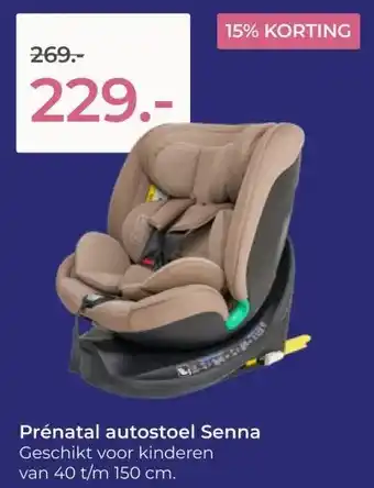 Prenatal Prénatal autostoel Sam aanbieding