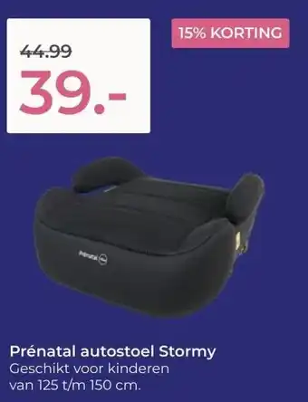 Prenatal Prénatal autostoel Stormy aanbieding